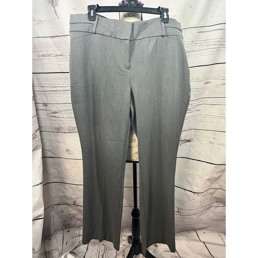 Maurices Gray Bootcut Dress Pants Women 15 16‎ Regular Polyester Rayon Spandex